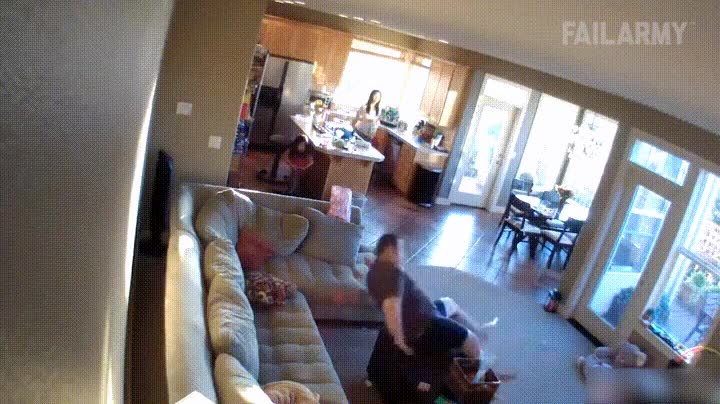 papa,demostrar,habilidades,ninja,oxidar