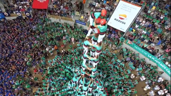 incre&iacute;ble,arte,castellers,tarragona