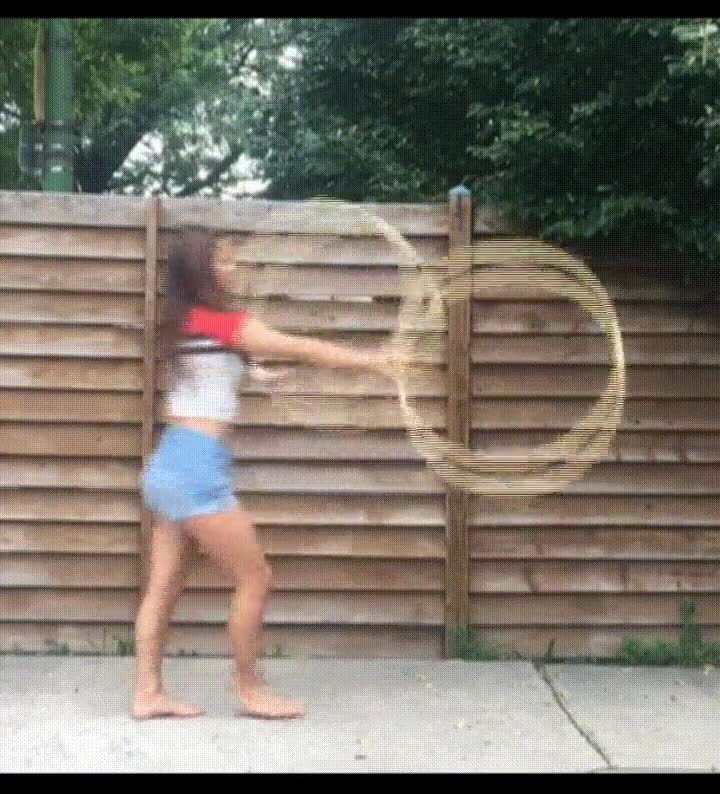 habilidades,extraordinarias,chica,hula hoop