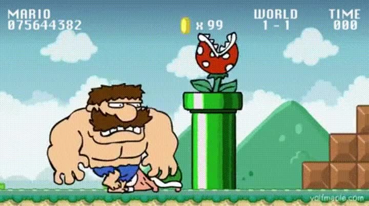Enlace a La pantalla más difícil de Super Mario Bros