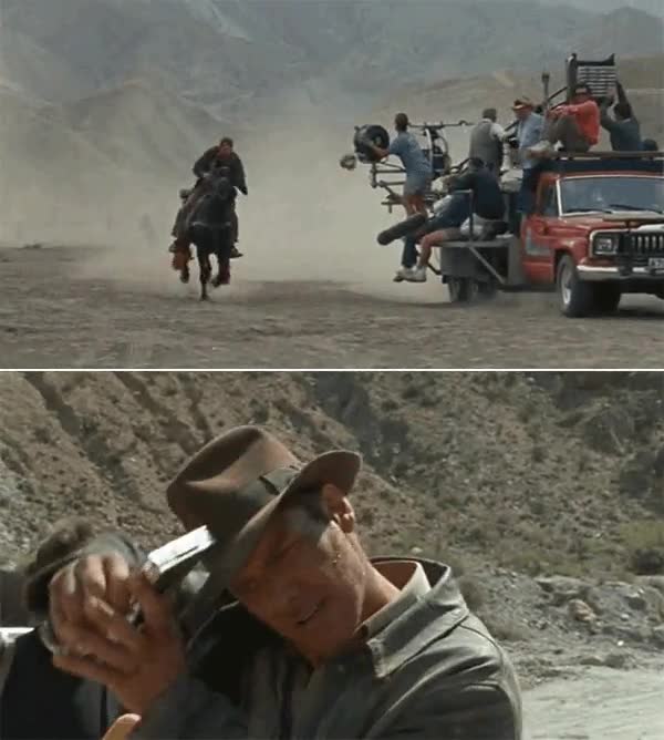 comprometido,trabajo,harrison ford,sombrero,grapas