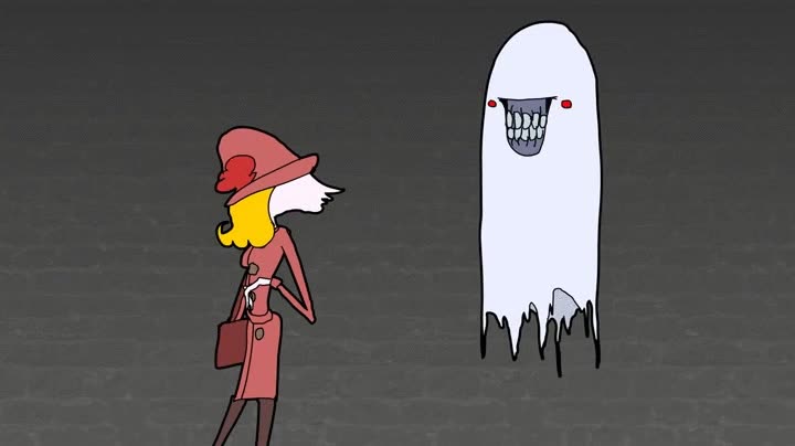 forma,efectiva,asustar,dama,fantasma