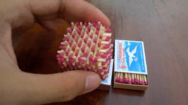 333,cerillas,encajar,forma,perfecta