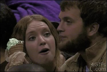 apetecer,dar,helado,cuchara,novia