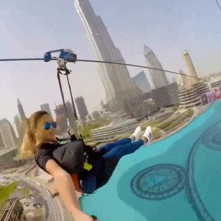Dubai,tirolina,vistas,alucinantes,espectacular