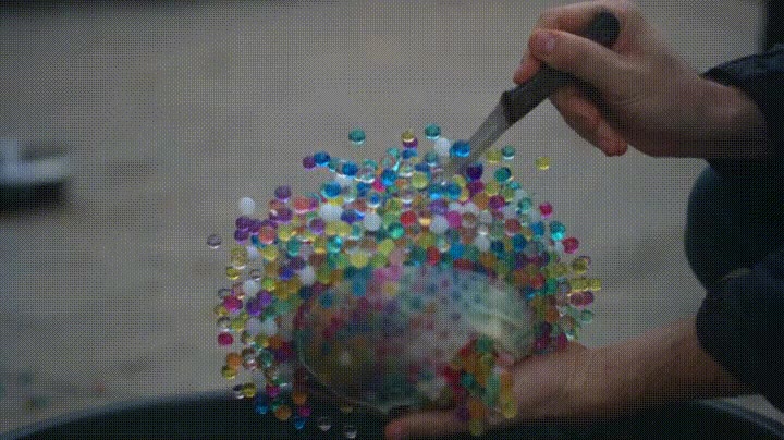 cámara lenta,explotar,cuchillo,bolas,precioso