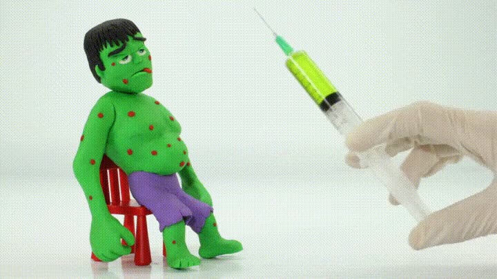 hulk,necesitar,ir,medico,vacuna