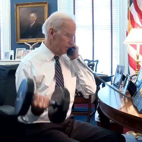 echar de menos,joe,vicepresidente,pesas,telefono