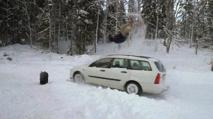 mejor,forma,esquivar,coche,tabla,snow