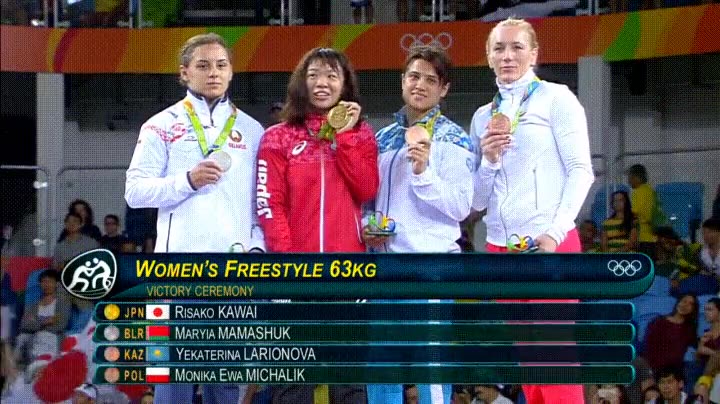 curiosa,manera,celebrar,medalla,entrenador