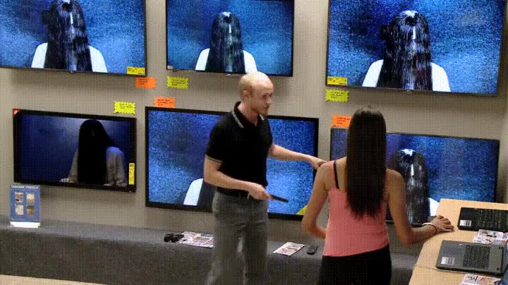 mayor,susto,dar,tienda electrodom&eacute;sticos