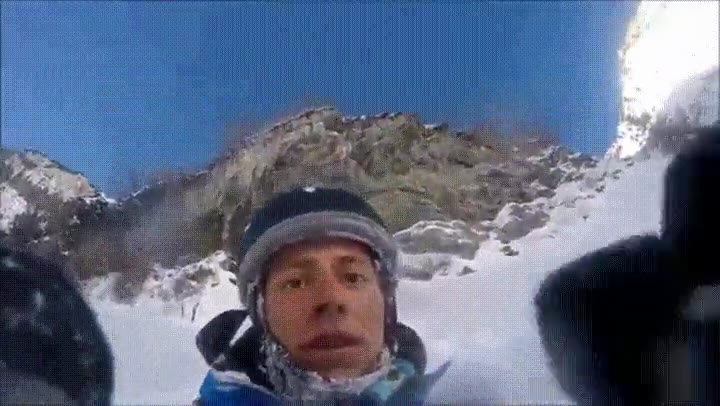 esquiar,caer,ca&iacute;da,como si nada