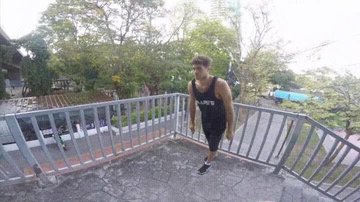 salto,cemento,dolor,colchoneta