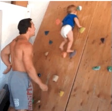 chaval,destinado,hacer,grandes,cosas,escalada