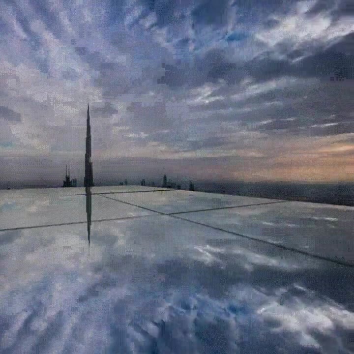 paisaje,espectacular,dubai,cielo,reflejo