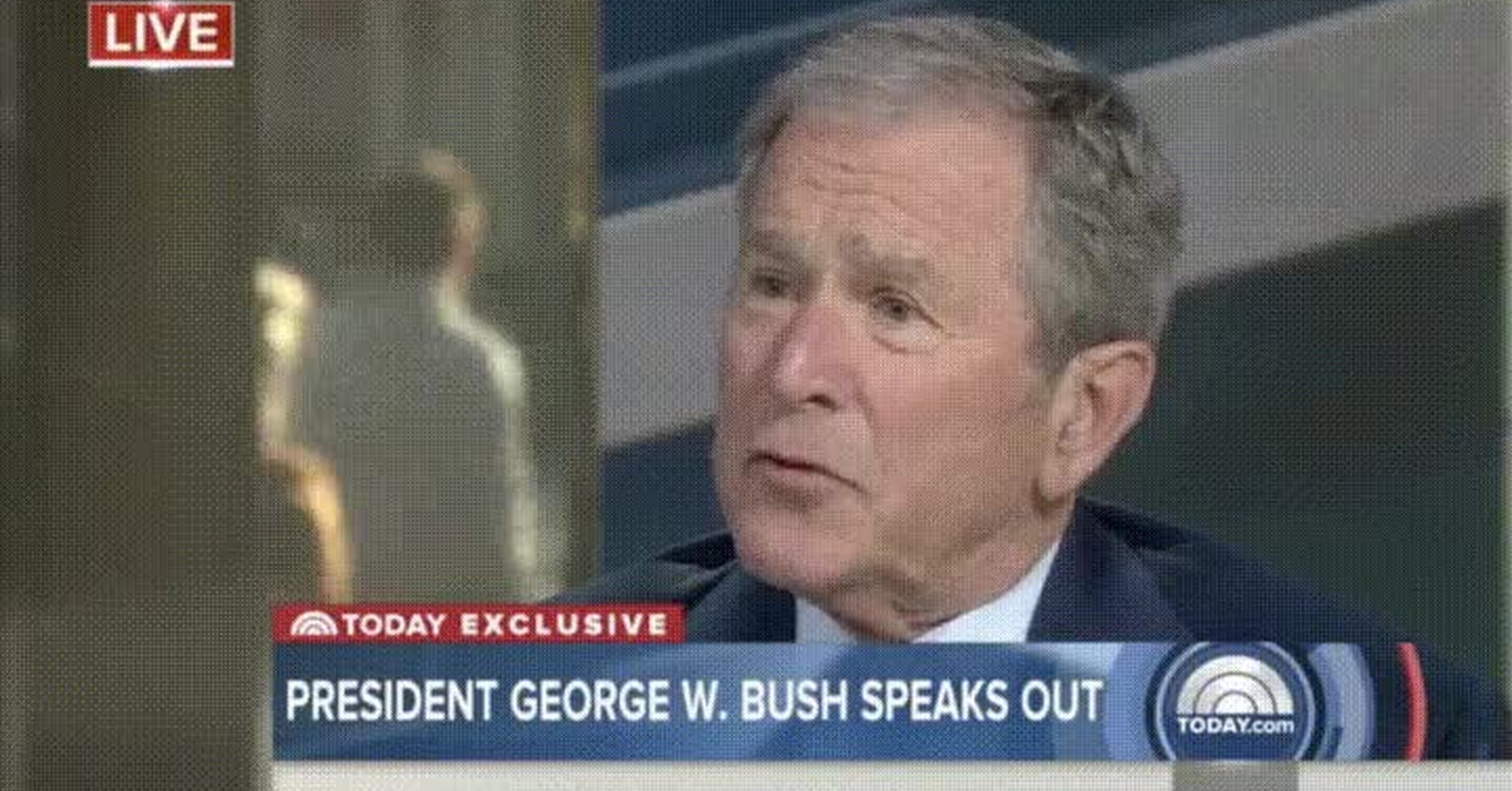 ¡Vaya GIF! / Cada vez que George Bush sonríe se contraen todos los ...
