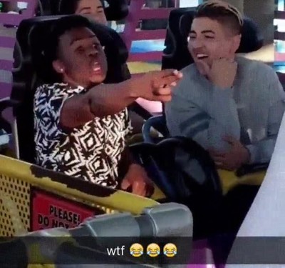 amigo,ataque,panico,bajar,monta&ntilde;a rusa