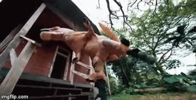 Enlace a Dinosaurios que se han aficionado al parkour