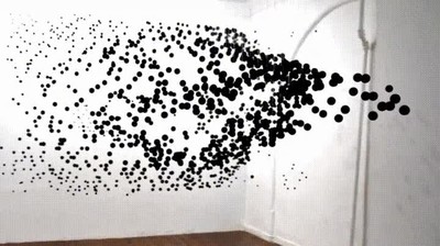 impresi&oacute;n,pared,mirar,bolas