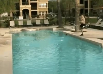 saltar,punta,piscina