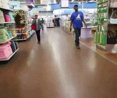 tienda,pasillo,correr,voltereta