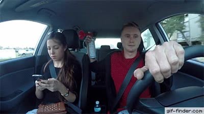 broma,novia,coche,bocina