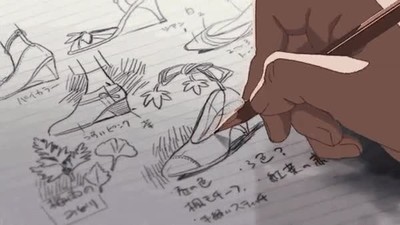 animaci&oacute;n,anime,el jardin de las palabras,lapiz