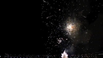 fuegos artificiales,marcha atrás