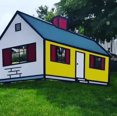 casita,niños,ilusión óptica