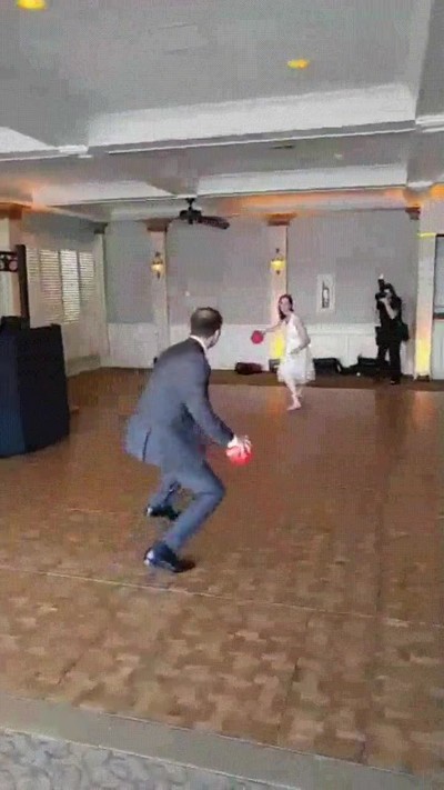 boda,pelotas,lanzar