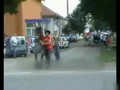 meter,caballo,equivocado,coz