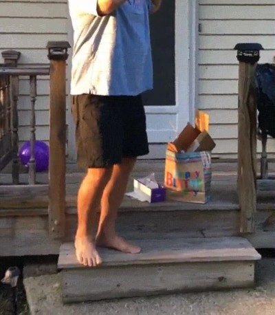 adorable,reacci&oacute;n,padre,ver,color