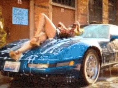 expectativas,chica,lavar,coche
