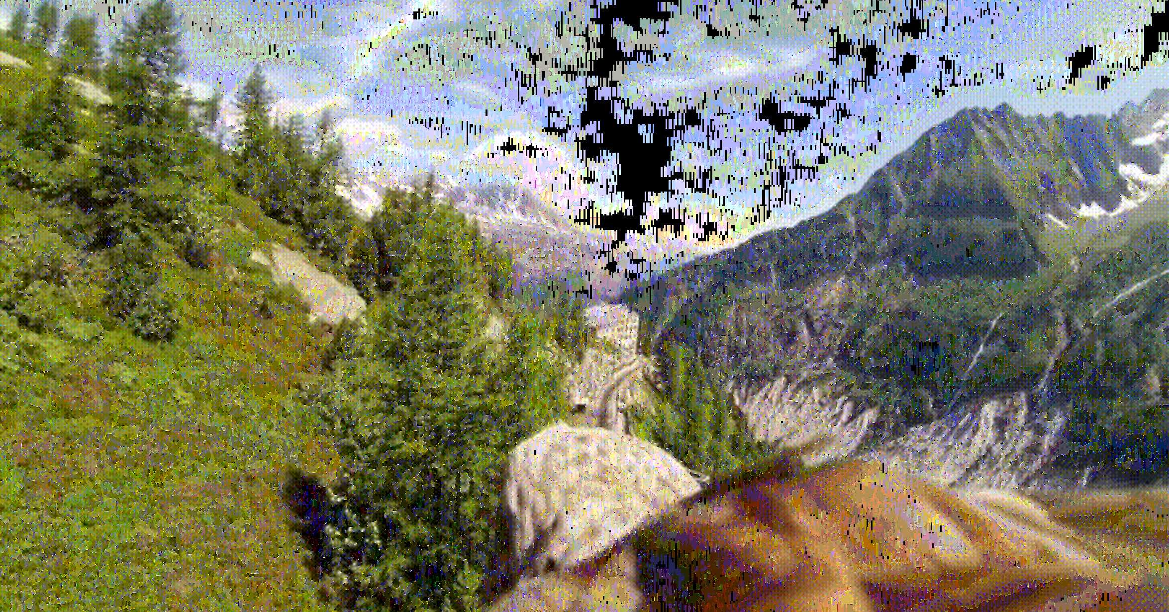 Espectacular cámara grabando lo que ve una águila volando por los Alpes