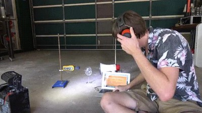 romper,botella,vino,frecuencia,sonido,meg&aacute;fono