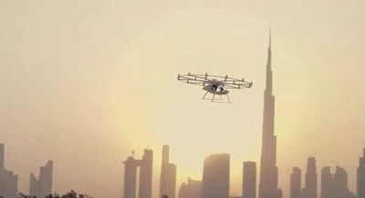 Enlace a Los taxis voladores existen. Puedes subir a uno de ellos en Dubai