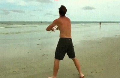 gusto,profesional,frisbee,playa