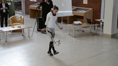 chica,demostrar,saltar,comba,toques