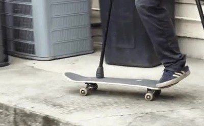 incr&eacute;ible,truco,skate,una pierna