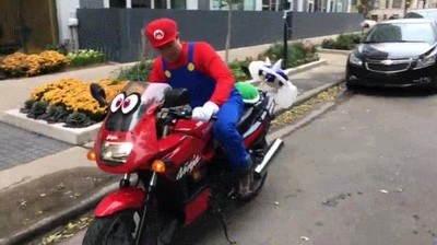 intentar,esquivar,caparaz&oacute;n,azul,mario kart,vida real