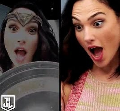Enlace a Gal Gadot utilizando el filtro de Snapchat de Wonder Woman 