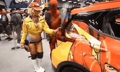deadpool,final fantasy xv,coche