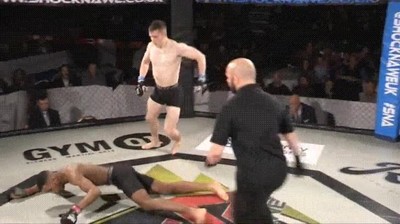 Enlace a Uno de los  KO más espectaculares en un combate de MMA