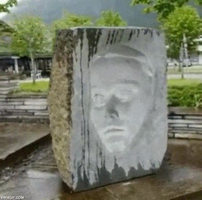 ilusion optica,piedra,cara,mirada