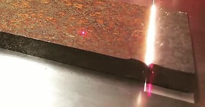 Enlace a Láser para quitar todo el óxido de una pasada