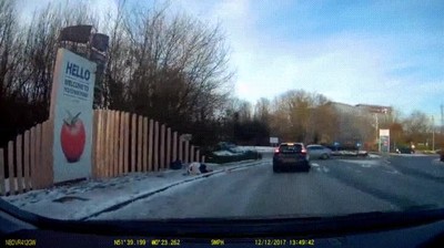 santa claus,coche,resbal&oacute;n