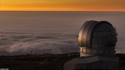 Enlace a Las preciosas vistas desde el Observatorio del Roque de los Muchachos  