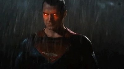 super heroes,villano,ojos,brillando