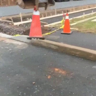 truco,botella,cono,excavadora