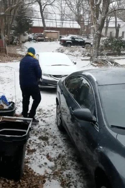 forma,r&aacute;pida,limpiar,nieve,coche